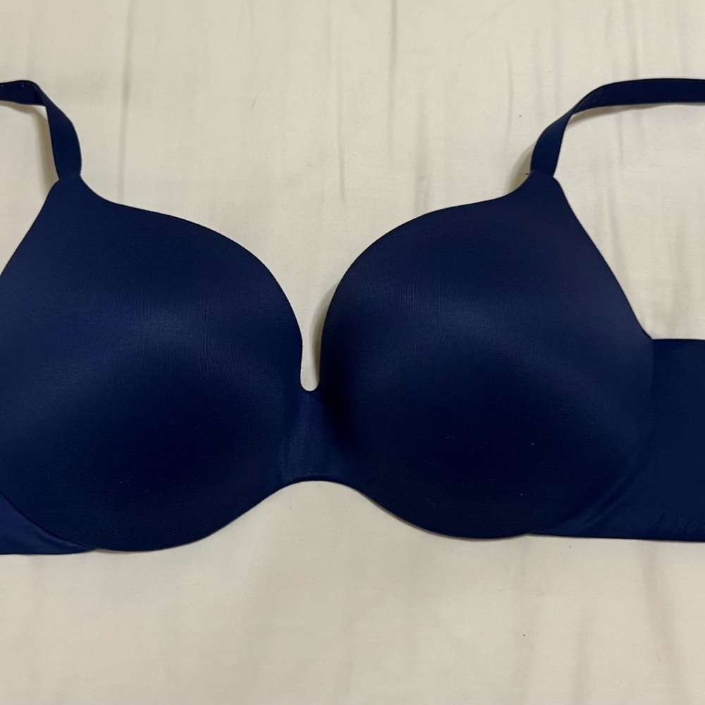 Victoria's Secret Royal Blue Push Bra Padded 34DDD